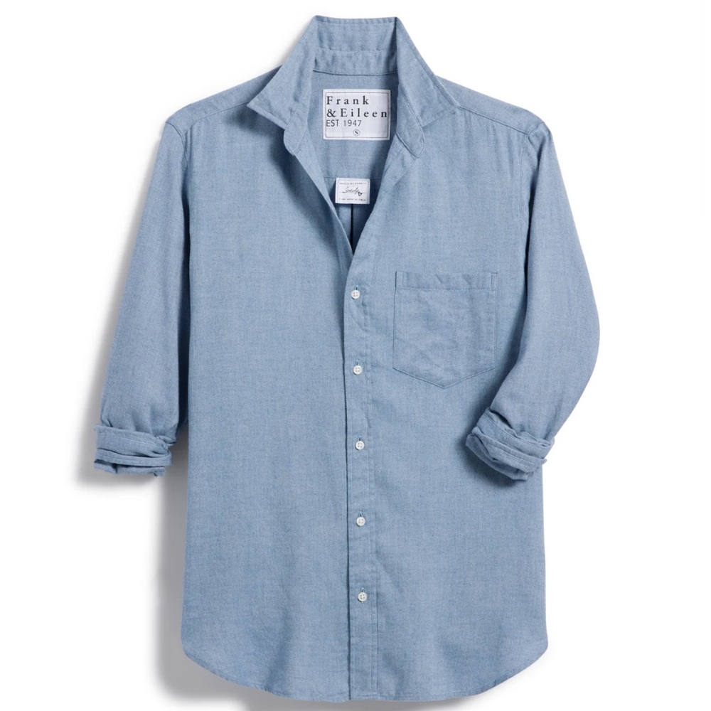 Frank and Eileen JOEDY BOYFRIEND BUTTON UP IN ITALIAN FLANNEL - Picture 2 of 4